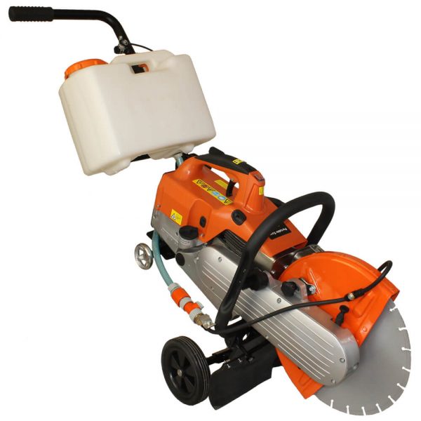 Masina de debitat portabila Bisonte MD350, motor benzina, disc 350 mm