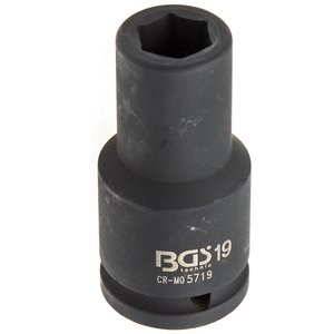 Cheie tubulara lunga de impact, 19mm, 3/4"