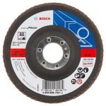 Disc de slefuire evantai X551, PM 125 mm, G40, cu degajare, suport fibra