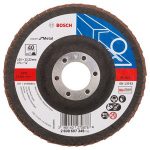 Disc de slefuire evantai X551, PM 125 mm, G60, drept, suport fibra