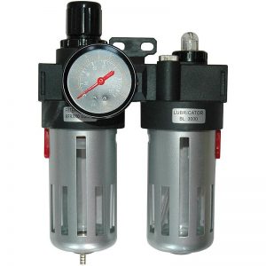 Grup de filtrare-ungere-reglare presiune, 1/4" Pneutec