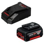 Pachet acumulator si incarcator BOSCH,  GBA 18V 4.0Ah + AL 1860 CV