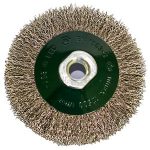 Perie conica 100 mm fir 0,3 mm din inox ondulat OSBORN Germania pentru polizoare unghiulare