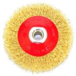 Perie conica 100 mm fir 0,3 mm din otel alamit OSBORN Germania pentru polizoare unghiulare