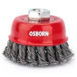 Perie sarma 65 mm fir 0,5 mm rasucit OSBORN Germania pentru polizoare unghiulare