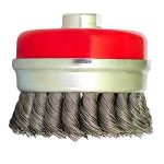 Perie sarma 80 mm fir 0,5 mm rasucit OSBORN Germania pentru polizoare unghiulare in cutie de plastic