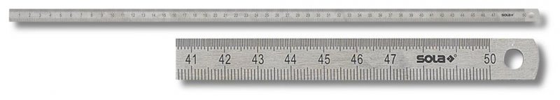 Rigla de masura din otel LSS 500, flexibila, L=500 mm - imagine 3