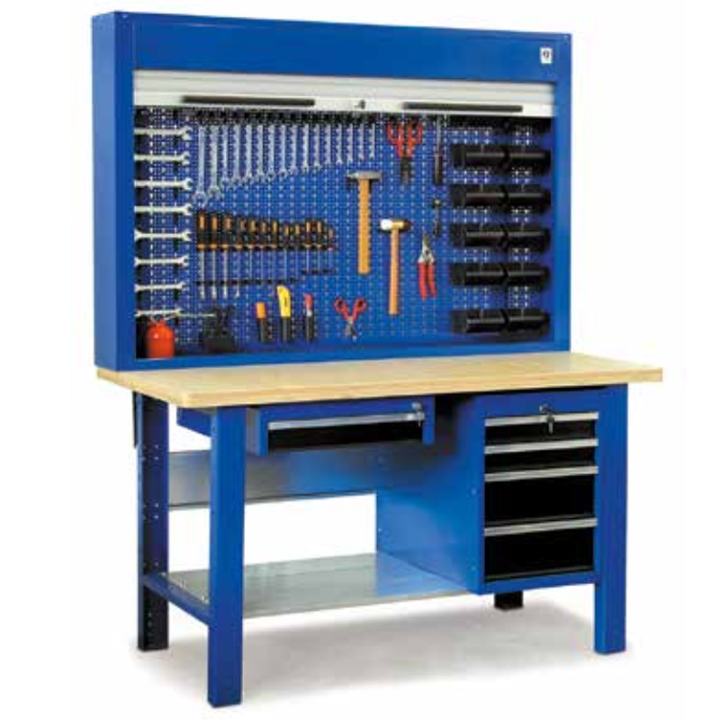 Banc de lucru profesional 1,5m tip WERKMEISTER1500-5 - imagine 2