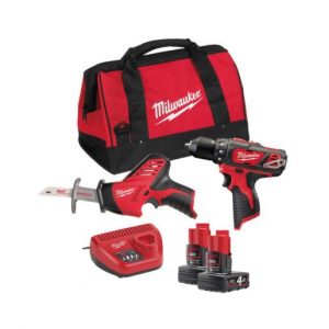 Set scule cu acumulatori Milwaukee M12 BPP2C-402B