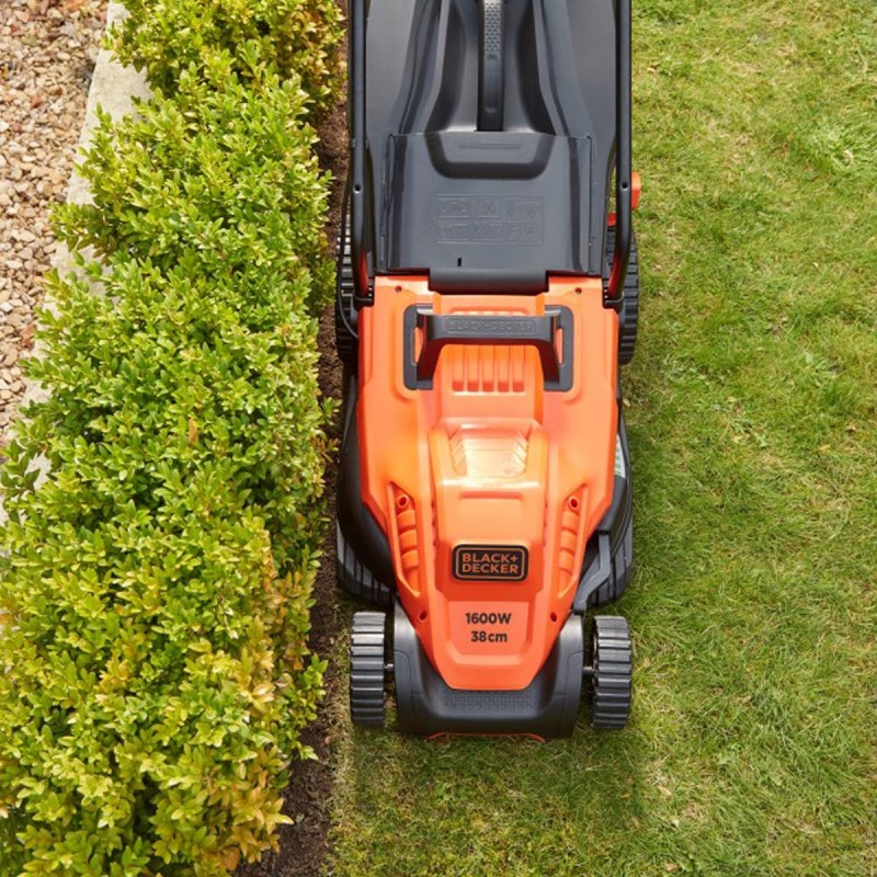 Masina electrica de tuns gazon Black+Decker 1600 W 38 cm - BEMW471BH - imagine 3