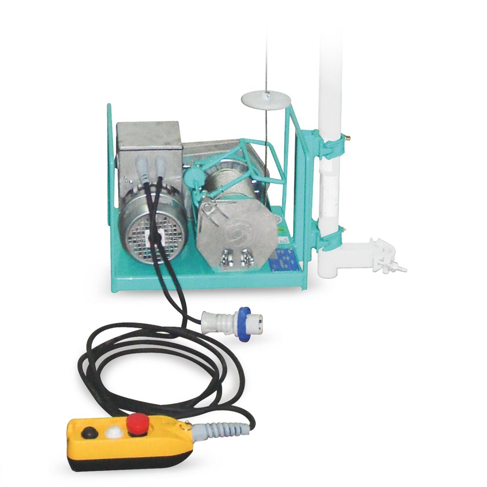 Electropalan IMER AP 150, inaltime 40 m, sarcina 150 kg, motor 230V, 0.8 kW