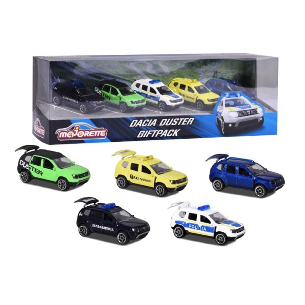 Set 5 masinute Dacia Duster Majorette
