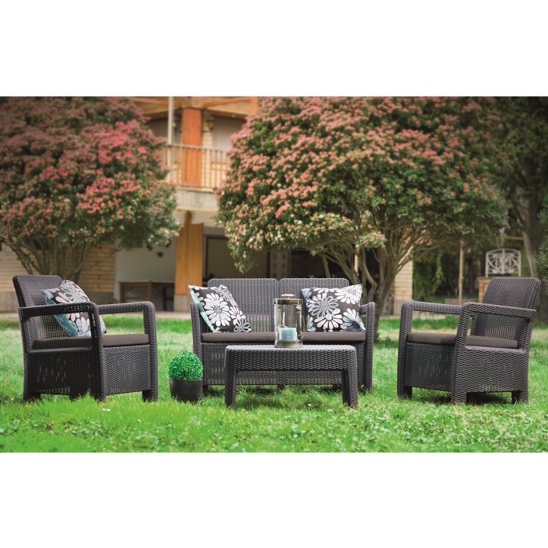 Set mobilier gradina graphite Keter Tarifa - imagine 3