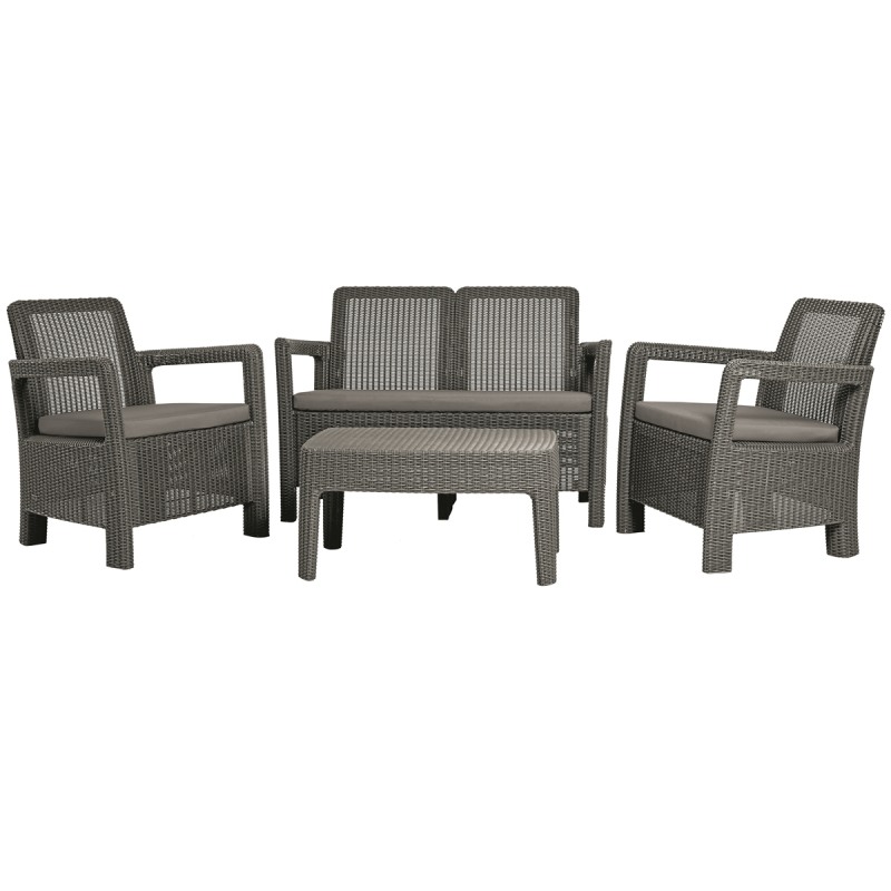 Set mobilier gradina graphite Keter Tarifa