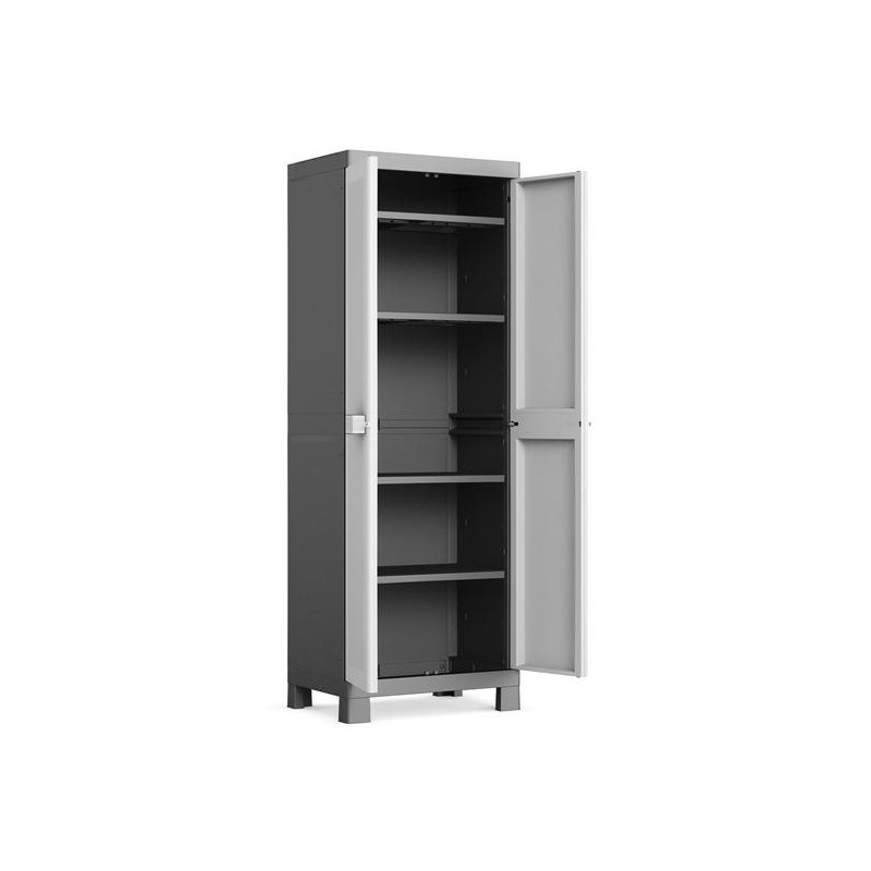 Dulap 4 polite gri Keter High Logico 65x45x182cm