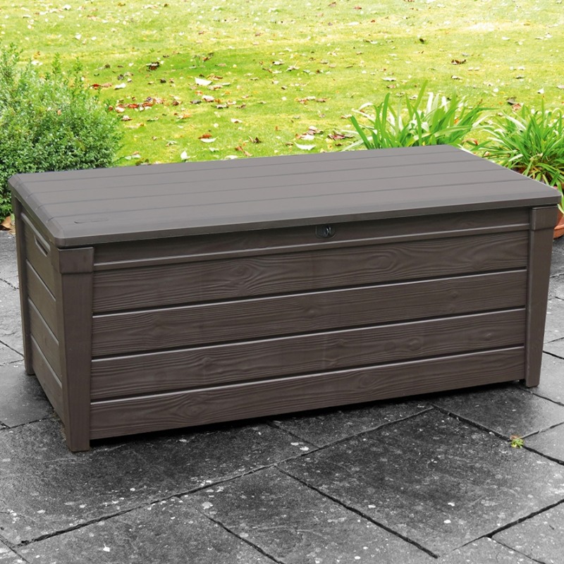 Lada depozitare Keter Brightwood 455 L maro - imagine 5