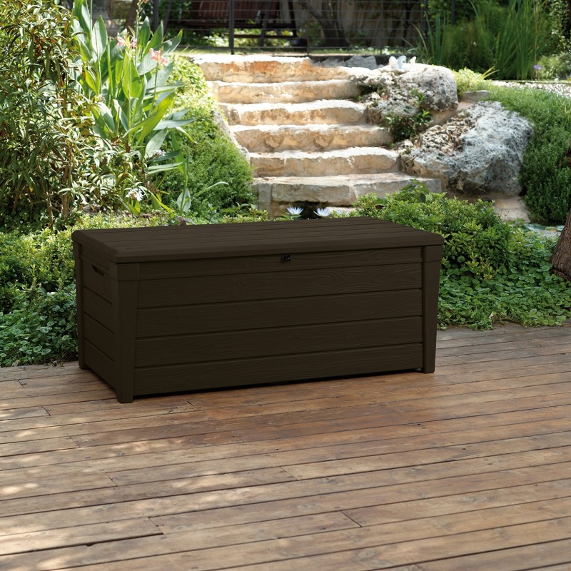 Lada depozitare Keter Brightwood 455 L maro - imagine 10