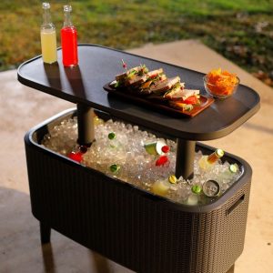 Mini bar gradina ratan maro Keter Bevy Cool Bar