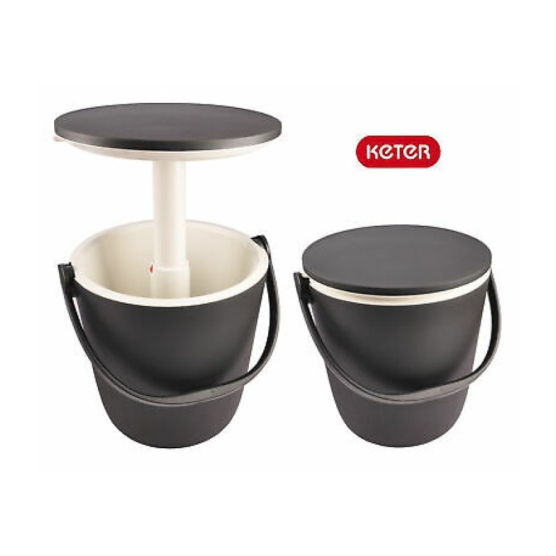 Mini Bar Gradina Rotund Grafit Keter Cool Bar - imagine 3