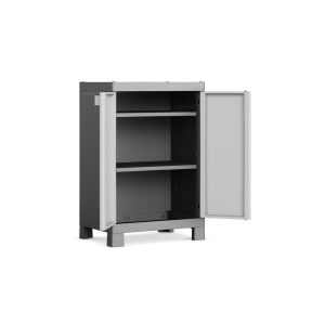 Dulap 2 polite gri Keter Low Logico 65x45x97cm