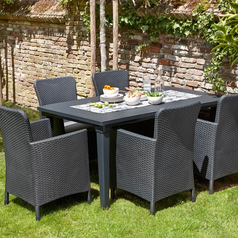 Masa graphite Keter Futura - imagine 4
