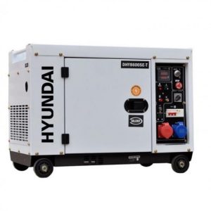Generator de curent trifazat cu motor diesel HYUNDAI DHY8600SE-T