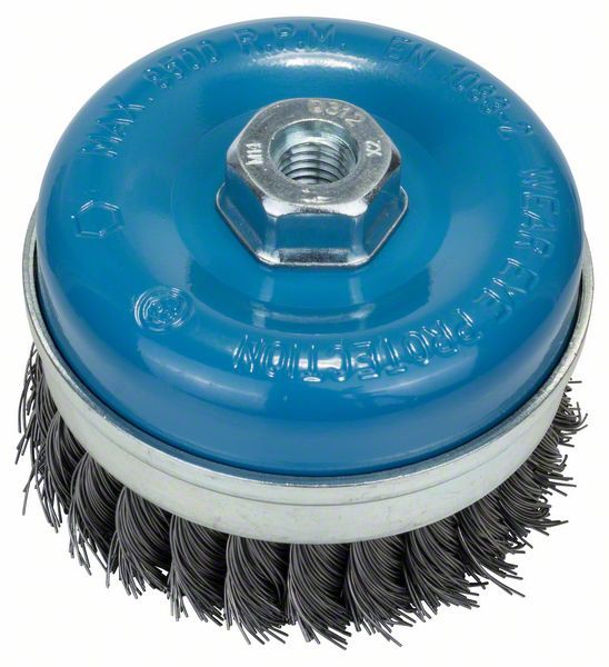 Bosch Perie-oala, sarma cu noduri 100 otel 100mm, 0.5mm, M14