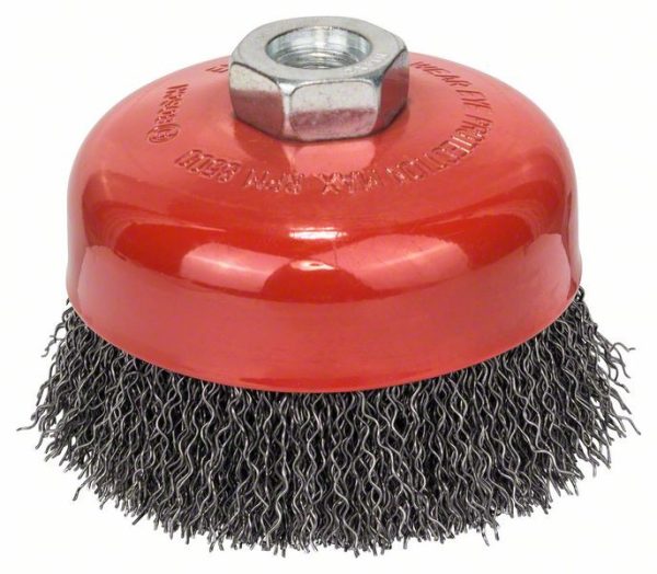 Bosch Perie-oala de sarma ondulata 100 otel 100mm, 0,5mm, M14