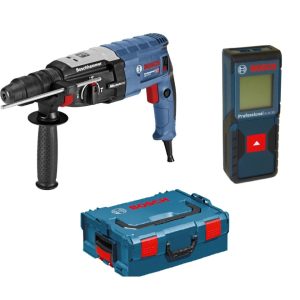 Bosch GBH 2-28 F Ciocan rotopercutor, 880W, SDS-plus + GLM 30 Telemetru cu laser + L-Boxx