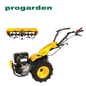 ProGARDEN Pachet Campo U14 motocultor multifunctional 14CP, benzina, euro5, 3+2 viteze, freza tractata BT-X65 650mm [BT330/G190]