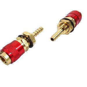 ProWELD Conector furtun apa / aer (mama, rosu) MIG-500P