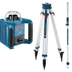 Bosch GRL 300 HV Nivela laser rotativa (300 m) + BT 170 Trepied + GR 240 Rigla
