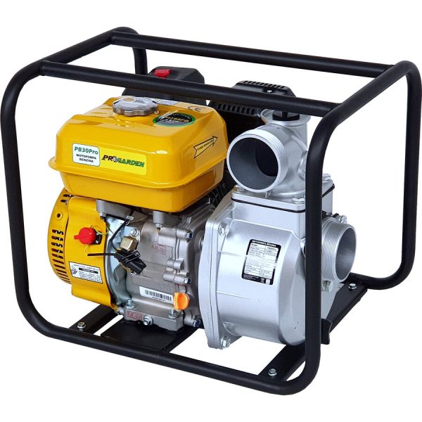 ProGARDEN PB30Pro motopompa 3"/75mm, benzina, apa curata, pornire la sfoara