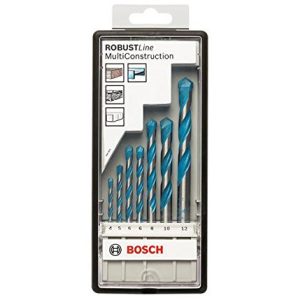 Bosch Set 7 burghie multifunctionale Robust Line CYL-9 MultiConstruction, D4-12mm