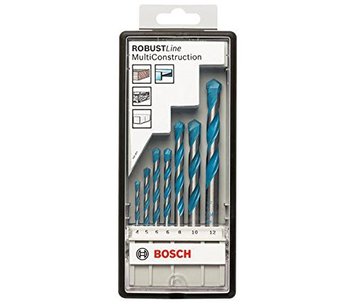 Bosch Set 7 burghie multifunctionale Robust Line CYL-9 MultiConstruction, D4-12mm