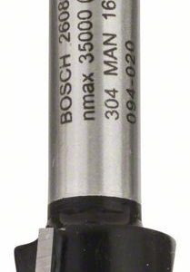 Bosch Freza de raionat, 8mm, R1 8mm, D 16mm, L 12,4mm, G 45mm 8mm, R1 8mm, D 16