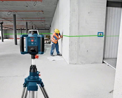 Bosch GRL 300 HVG+LR1+RC1+WM4 nivela laser rotativa, 100m, receptor 300m, precizie 0.1 mm/m - imagine 3