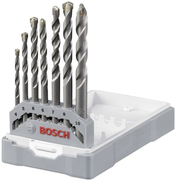 Bosch Set 7 burghie pentru beton CYL-3, D4-10mm