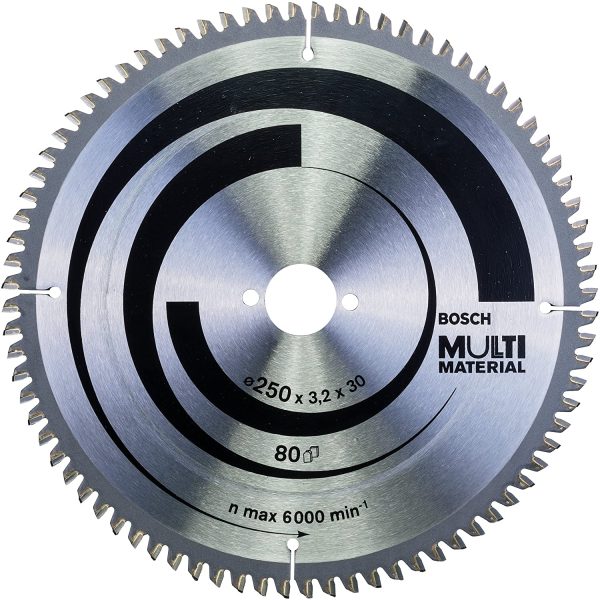 Panza de ferastrau circular Multi Material 250 x 30 x 3,2 mm; 80