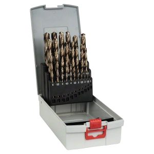 Bosch Set 25 burghie pentru metal ProBox HSS-Co, DIN 338, D1-13mm