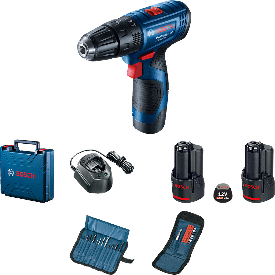 Bosch GSB 120-LI Masina de gaurit cu percutie cu 2 acumulatori Li-Ion - NU SE MAI PRODUCE - imagine 2