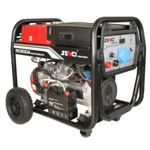 Generator sudura SENCI SC-200A, Putere max. 5.5 kw, 230V, AVR, motor benzina