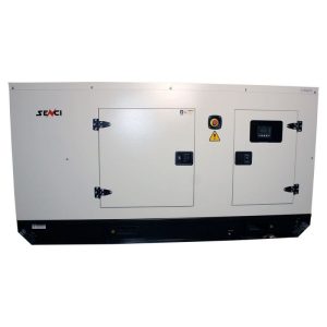 Generator SENCI insonorizat, model SCDE97YS, 96.8kVA-400V, ATS si AVR inclus