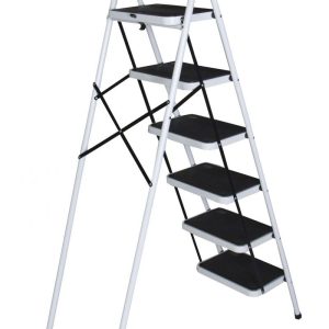 Scara otel Bisonte STR0206, 6 trepte, 145cm pentru interior