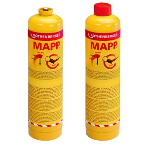 Butelie de gaz unica folosinta, din otel, Mapp Gas, filet 7/16"