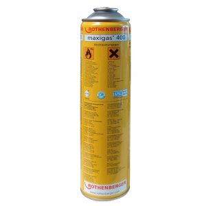 Butelie de gaz unica folosinta, MAXIGAS 400, filet 7/16"