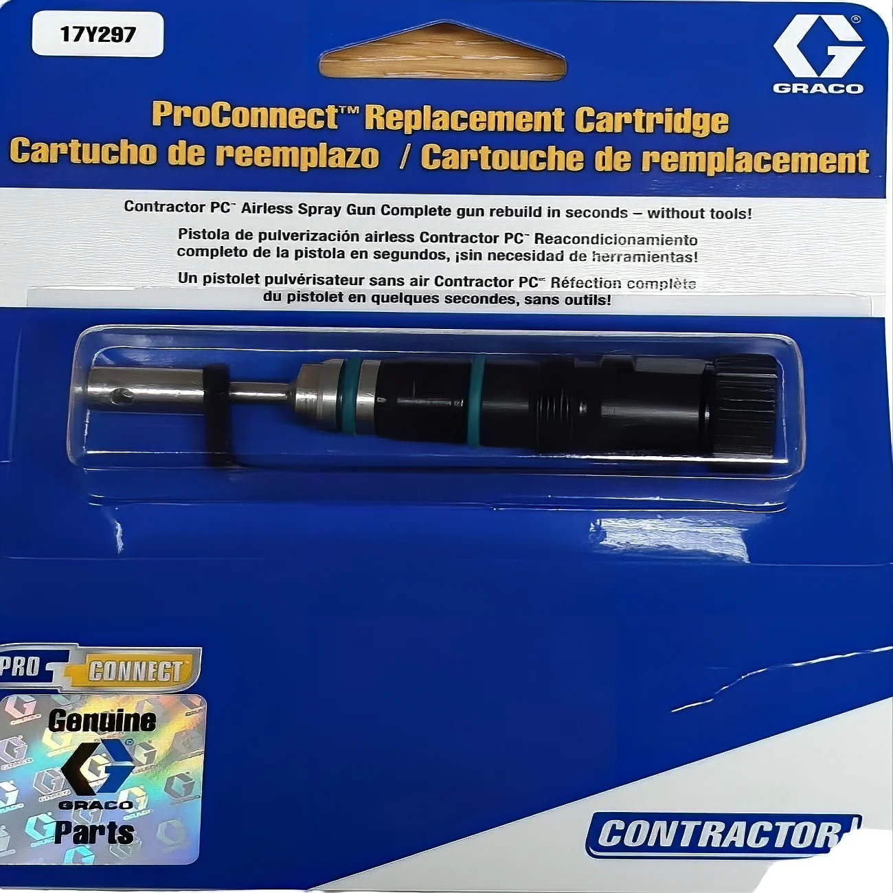 Cartus pistol airless, Graco, Contractor PC ProConnect - imagine 3