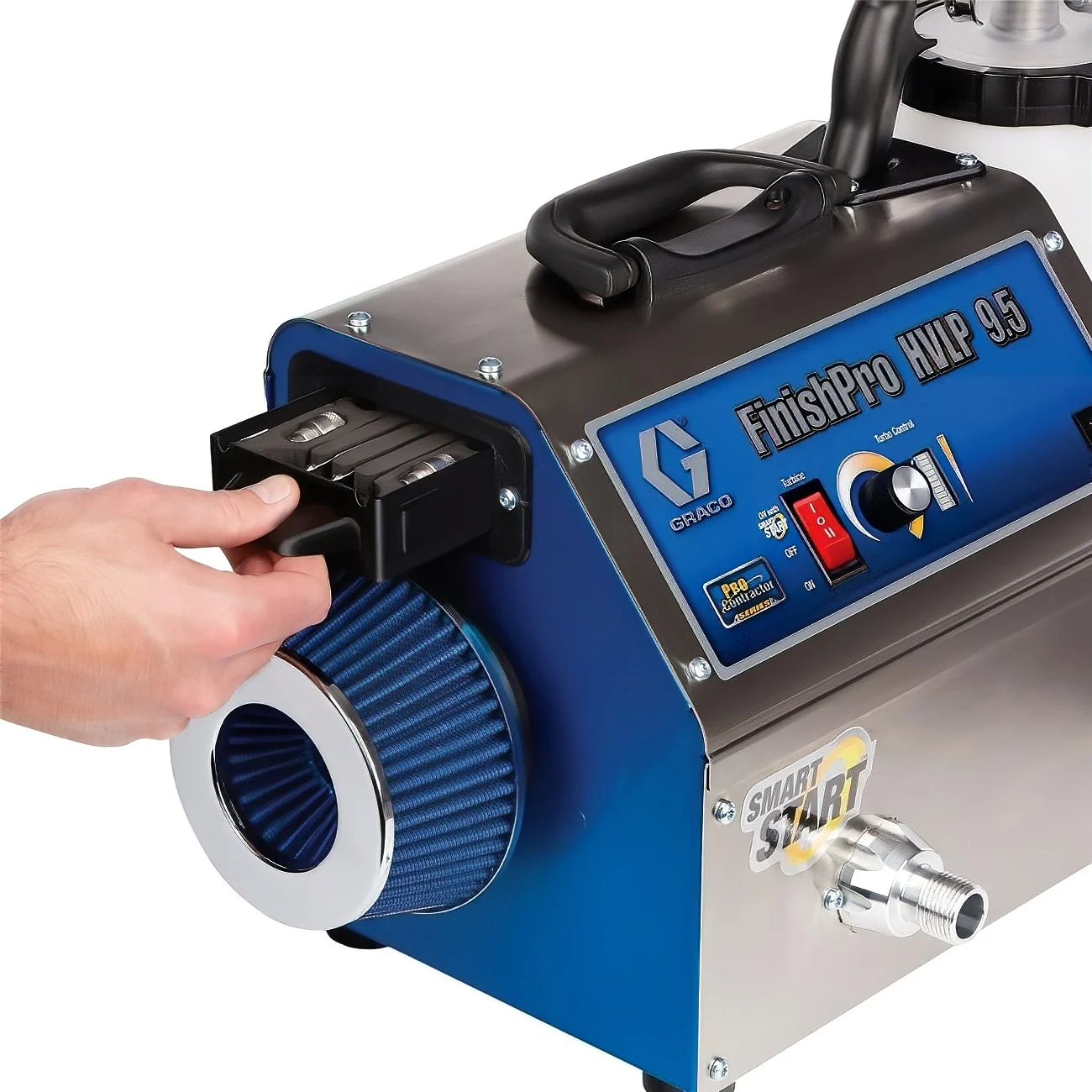 Pompa FinishPro HVLP 9.5, ProContractor, Graco, 230v - imagine 2