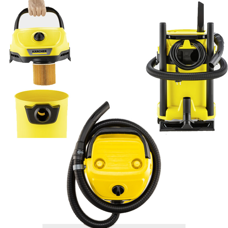 Aspirator uscat/umed Kärcher WD3V-15/6/20 - imagine 2