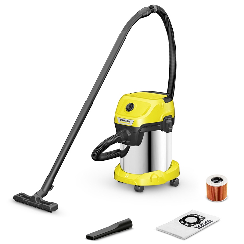 Aspirator uscat/umed Kärcher WD3SV-17/4/20 *EU, cuva inox